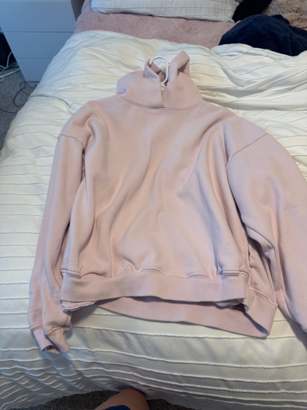 Garage Pale Pink Hoodie with Soft Texture - Picture 2 of 3